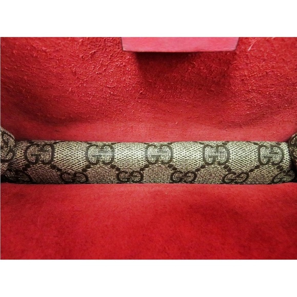 Gucci Beige and Red Shoulder Bag - Picture 11 of 16